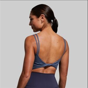 Born Primitive - Don't Get It Twisted Sports Bra (Denim Blue) M